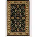 Couristan Couristan Nomad 8 X 11 Floral Bijar Black Ivory Area Rugs