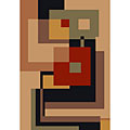 KAS Oriental Rugs. Inc. Kas Oriental Rugs. Inc. Moda 5 X 7 Moda Beige Geometrics Area Ru