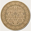 Couristan Couristan Pera 8 Round Urumqi Latte Area Rugs