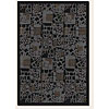 Couristan Couristan Charisma 2 X 8 Runner Ledgestone Black Natural Gray Ar