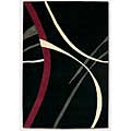 Couristan Couristan Soho 10 X 13 Stigments Black Area Rugs