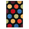 Nejad Rugs Nejad Rugs The Bright Collection 4 X 6 Dots Black Area Rugs
