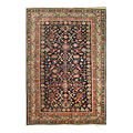 Nejad Rugs Nejad Rugs Signature Heirloom 2 X 3 Pepperdil Navy / ivory Area Ru