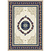 Carpet Art Deco Carpet Art Deco Primavera 5 X 8 Organza / prussian-blue Camel Area