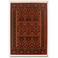 Couristan Couristan Gem 8 X 11 Kerman Vase Brick Red Area Rugs