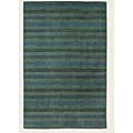 Couristan Couristan Mystique 3 X 4 Etched Aqua Area Rugs