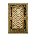 Nejad Rugs Nejad Rugs Palm Beach 6 X 9 Pineapple Aubuson Beige / black Area R