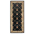 Nejad Rugs Nejad Rugs Tropical Island 3 X 8 Runner Pineapple Garden Black / i