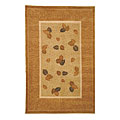 Nejad Rugs Nejad Rugs Golden Leaves 5 X 8 Pale Sage / gold Area Rugs