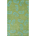 Foreign Accents Foreign Accents Festival Multi Colored 5 X 8 Green Area Rugs