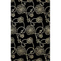 KAS Oriental Rugs. Inc. Kas Oriental Rugs. Inc. Emerald 5 X 8 Runner Emerald Black / white