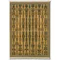 Couristan Couristan Mirage 2 X 4 Vibrations Antique Curry Area Rugs