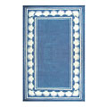 Nejad Rugs Nejad Rugs Shell Border 5 X 8 Blue Area Rugs