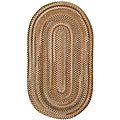 Capel Rugs Capel Rugs Wearever 1x2 Oval Wheat Area Rugs