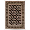 Couristan Couristan Himalaya 6 X 9 Bouquet Trellis Ebony Area Rugs