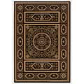 Couristan Couristan Rococo 4 X 5 Pantheon Ebony Area Rugs