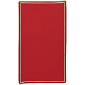 Capel Rugs Capel Rugs Pinstripe 3x3 Square True Red Area Rugs