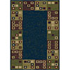 Carpet Art Deco Carpet Art Deco Life 4 X 5 Mino / blue Area Rugs