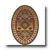 Milliken Milliken Ahvas 4 X 5 Oval Toffee Area Rugs