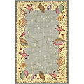 KAS Oriental Rugs. Inc. Kas Oriental Rugs. Inc. Colonial 5 X 8 Colonial Blue / ivory Ocean