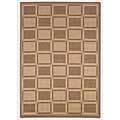 Couristan Couristan Recife 4 X 6 Cubic Field Natural Cocoa Area Rugs
