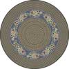 Milliken Milliken Heartland Braid 8 Round Lapis Area Rugs