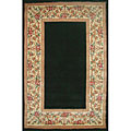 KAS Oriental Rugs. Inc. Kas Oriental Rugs. Inc. Ruby 8 X 10 Ruby Black Floral Border Are