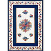 Nejad Rugs Nejad Rugs Bucks County - Tulip 6 X 9 Ivory / navy Area Rugs