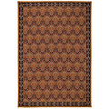 Capel Rugs Capel Rugs Festival Of Flowers 5 X 8 Gold Black Area Rugs