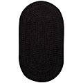 Capel Rugs Capel Rugs Woodrun 4x6 Oval Black Satin Area Rugs