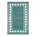 Nejad Rugs Nejad Rugs Shell Border 5 X 8 Teal Area Rugs