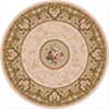 Milliken Milliken Montfleur 8 Round Ecru Area Rugs