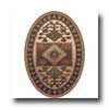 Milliken Milliken Ahvas 4 X 5 Oval Brown Area Rugs