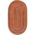 Capel Rugs Capel Rugs Medley 3x5 Oval Persimmon Area Rugs