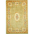KAS Oriental Rugs. Inc. Kas Oriental Rugs. Inc. Ruby 2 X 4 Ruby Sage Fleur-de-lis Aubuss