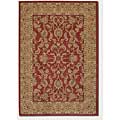 Couristan Couristan Pera 5 X 8 Qum Crimson Latte Area Rugs