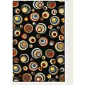 Couristan Couristan Soho 8 X 11 Glass Marbles Black Area Rugs