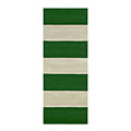 Nejad Rugs Nejad Rugs Boardwalk Stripes 3 X 10 Runner Emerald / ivory Area Ru