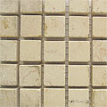 Diamond Tech Glass Diamond Tech Glass Marble Series Honed Mosaic Crema Marfil Tile