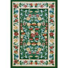 Nejad Rugs Nejad Rugs Bucks County - Floral Garden 3 X 6 Runner Emerald / ivo
