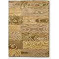 Couristan Couristan Pokhara 10 X 13 Wood Grain Gold Beige Area Rugs