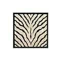 Nejad Rugs Nejad Rugs African Safari 6 Square Zebra Ivory / black Area Rugs
