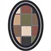 Milliken Milliken Ababa 5 X 8 Oval Ebony Area Rugs