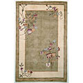KAS Oriental Rugs. Inc. Kas Oriental Rugs. Inc. Ruby 8 X 10 Ruby Sage Bouquet Area Rugs