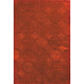 KAS Oriental Rugs. Inc. Kas Oriental Rugs. Inc. Eternity 5 X 8 Eternity Red Circles Area