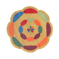 Nejad Rugs Nejad Rugs The Kids Rugs 5 Round Carousel Yellow / multi Area Rugs
