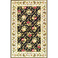 KAS Oriental Rugs. Inc. Kas Oriental Rugs. Inc. Colonial 5 X 8 Colonial Black / ivory Summ