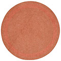Capel Rugs Capel Rugs Basketweave 7x5 Round Cinnabar Honey Area Rugs