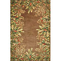 KAS Oriental Rugs. Inc. Kas Oriental Rugs. Inc. Emerald 11 X 13 Emerald Taupe Tropical B