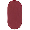 Capel Rugs Capel Rugs Woodrun 3x5 Oval Burgundy Area Rugs
